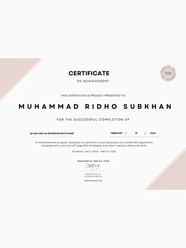 Certified SEO Virtual Assistant specializing in WordPress content formatting